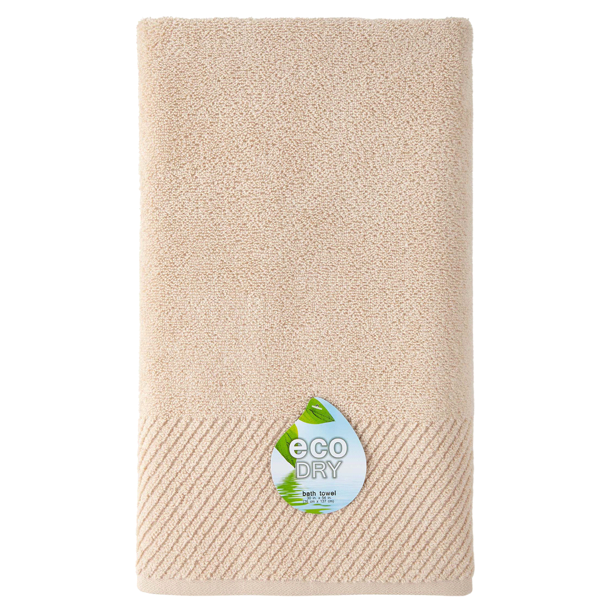 slide 1 of 1, Eco Dry Bath Towel, Sand, 1 ct