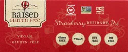 Raised Gluten Free Strawberry Rhubarb Rhubarb Pie 9 oz