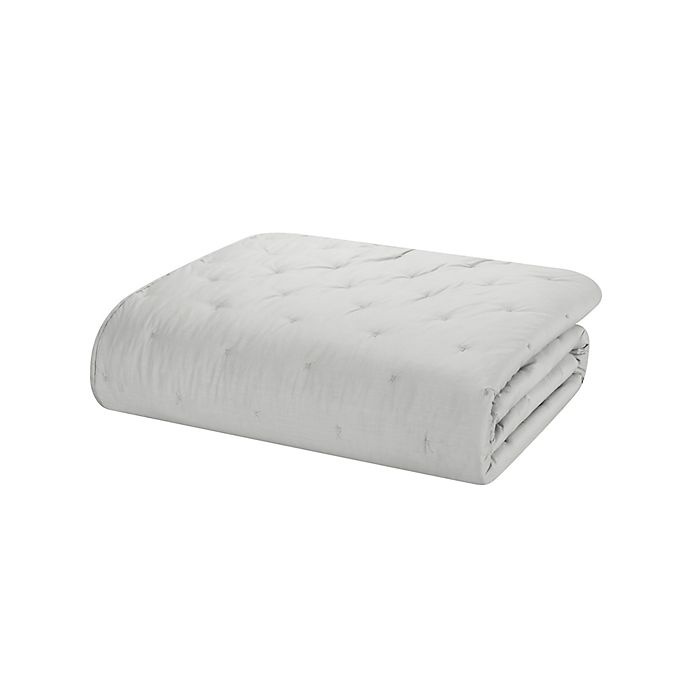 slide 2 of 2, Bridge Street Monroe King Coverlet - Light Grey, 1 ct