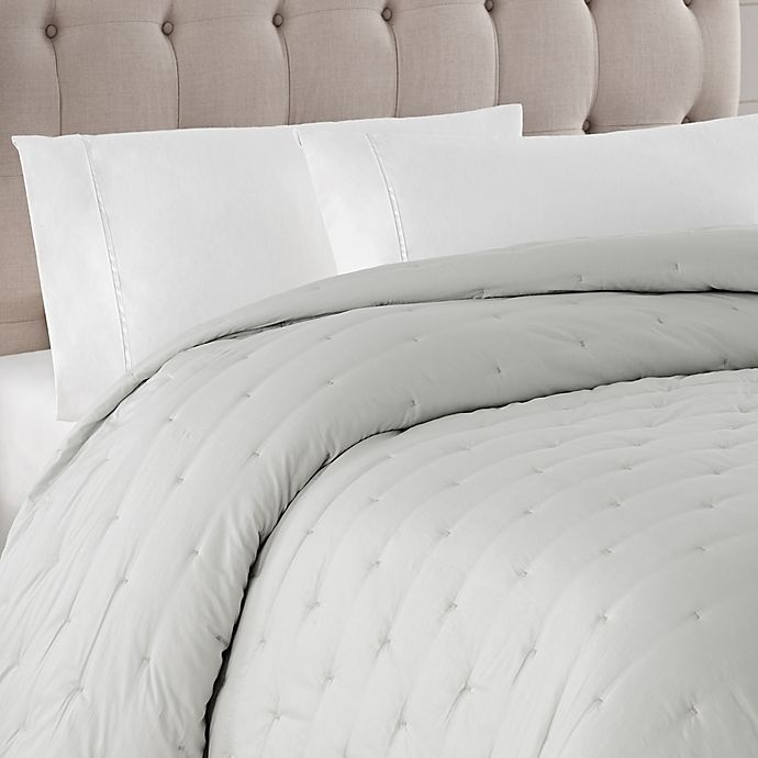 slide 1 of 2, Bridge Street Monroe King Coverlet - Light Grey, 1 ct