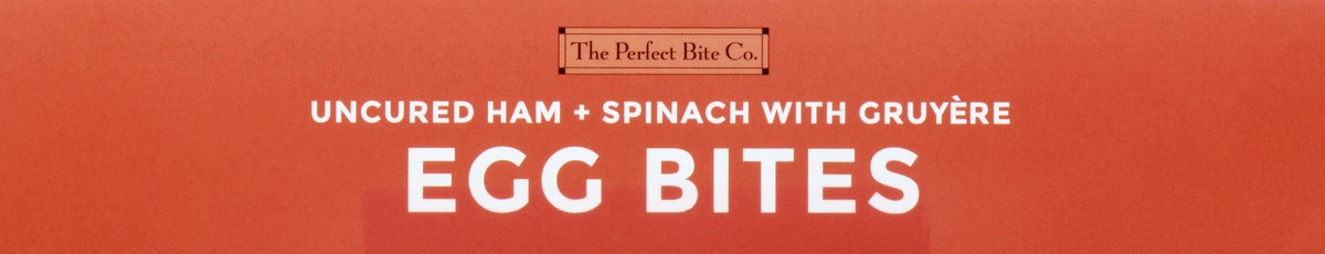 slide 4 of 9, Perfect Bite BBQ The Perfect Bite Co. Uncured Ham Spinach & Gruyere Egg Bites, 5.4 oz