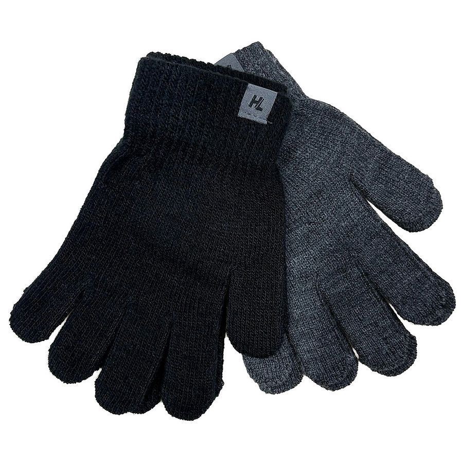 slide 5 of 5, Heat Logic Gloves Kid's Stretch Knit Gloves, 2 pair