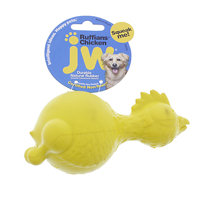 slide 1 of 1, JW Pet Ruffians Chicken, Assorted Colors, 1 ct