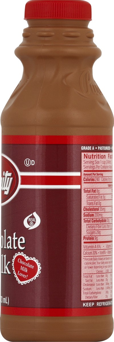 slide 3 of 7, Purity Whole Chocolate Milk Pint - 1 Bottle, 1 pint