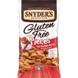 Snyder's of Hanover Gluten Free Hot Buffalo Wing Pretzel Pieces, 7 oz