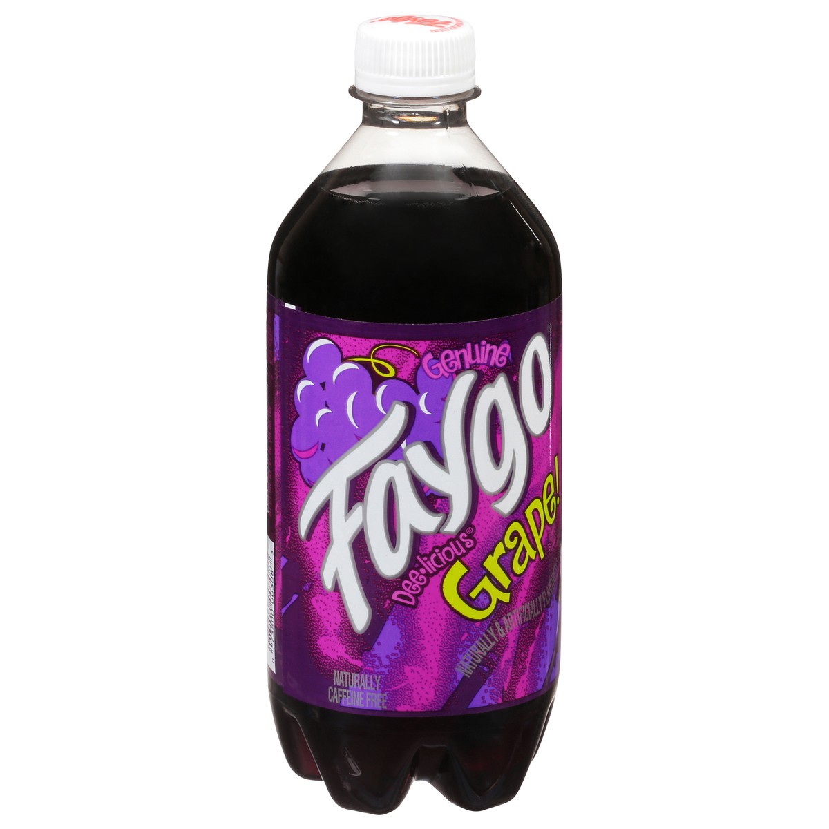 slide 1 of 13, Faygo Grape Soda 20 fl oz, 20 fl oz