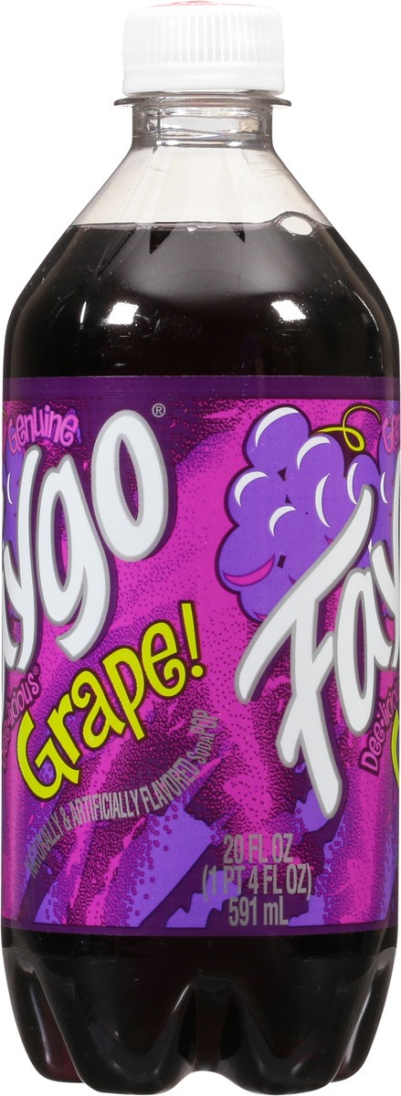 slide 6 of 13, Faygo Grape Soda 20 fl oz, 20 fl oz