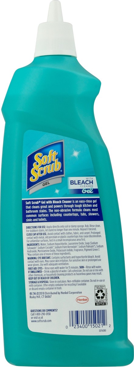 slide 6 of 9, Soft Scrub Cleaner Gel with Bleach 28.6 fl oz, 28.60 fl oz