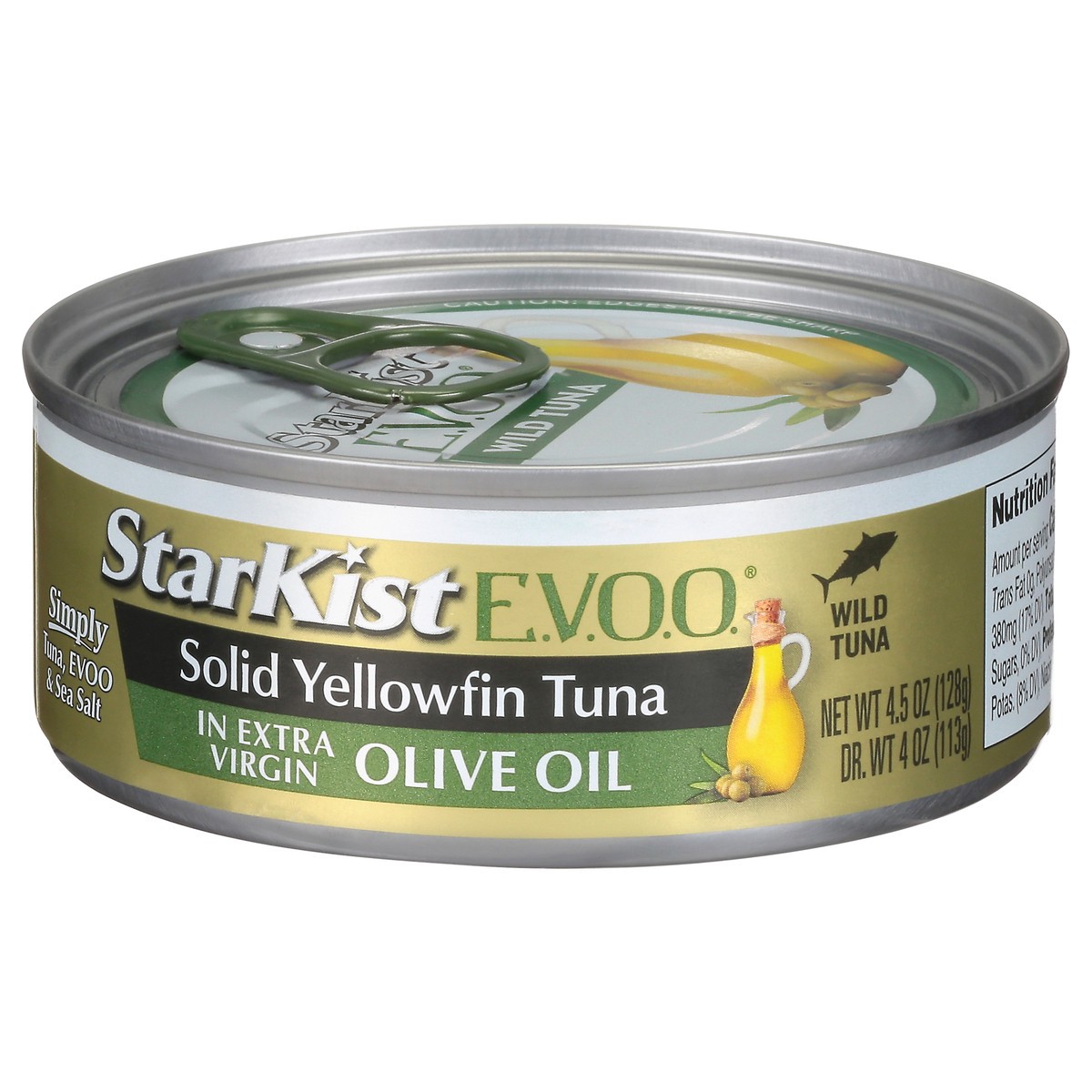 slide 5 of 9, StarKist Selects Solid Light Tuna in Extra Virgin Olive Oil, 4.5 oz