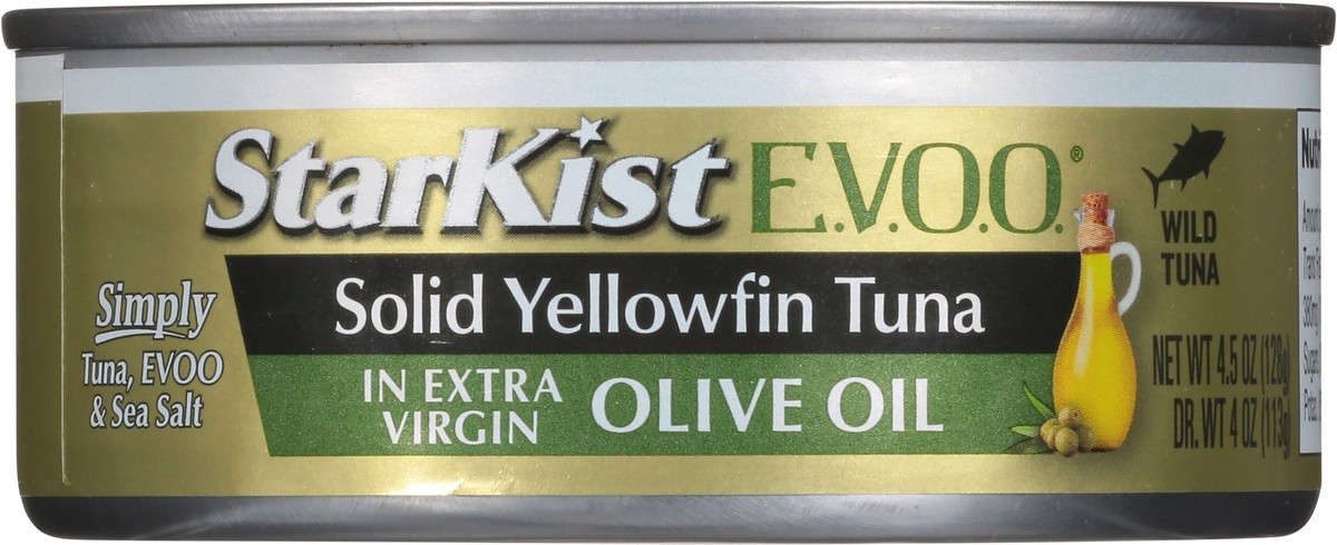 slide 8 of 9, StarKist Selects Solid Light Tuna in Extra Virgin Olive Oil, 4.5 oz
