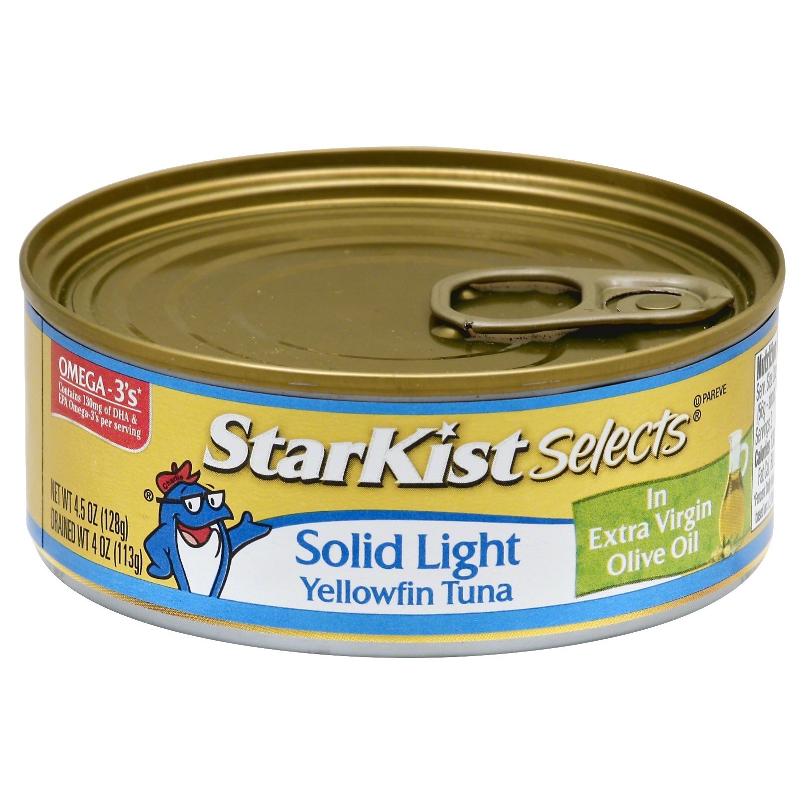 slide 1 of 9, StarKist Selects Solid Light Tuna in Extra Virgin Olive Oil, 4.5 oz