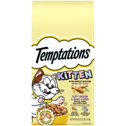 Temptations Kitten Tasty Chicken & Dairy Flavor Food for Kittens 50.4 oz