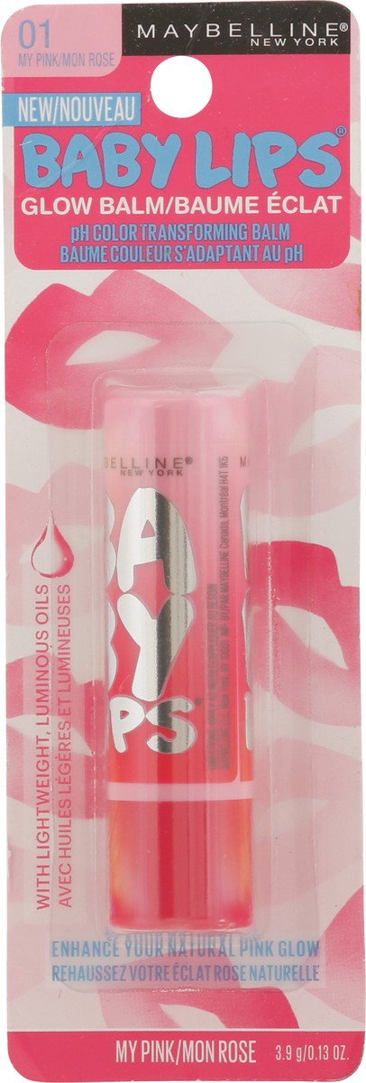 slide 6 of 9, Maybelline Baby Lips My Pink 01 Glow Balm 0.13 oz, 0.13 oz