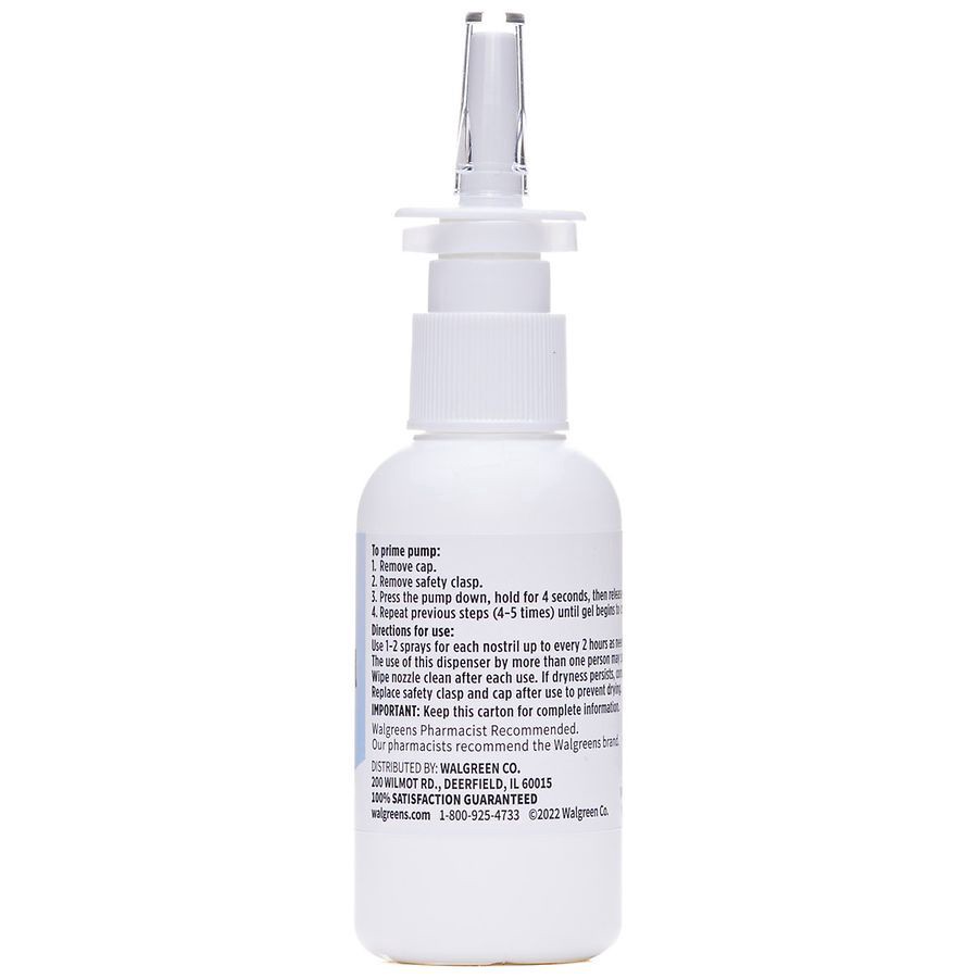 slide 3 of 5, Walgreens Saline Nasal Gel, 1 fl oz