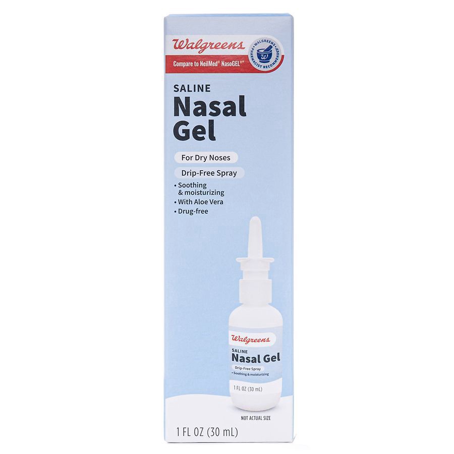 slide 4 of 5, Walgreens Saline Nasal Gel, 1 fl oz