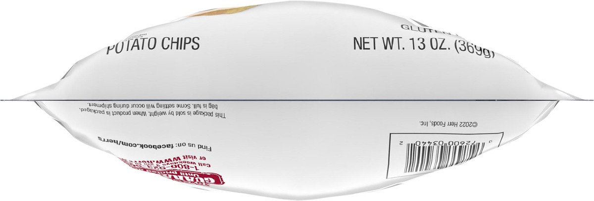 slide 3 of 7, Herr's Kettle Regular Chips, 13 oz