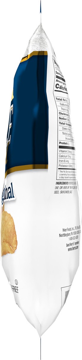 slide 5 of 7, Herr's Kettle Regular Chips, 13 oz