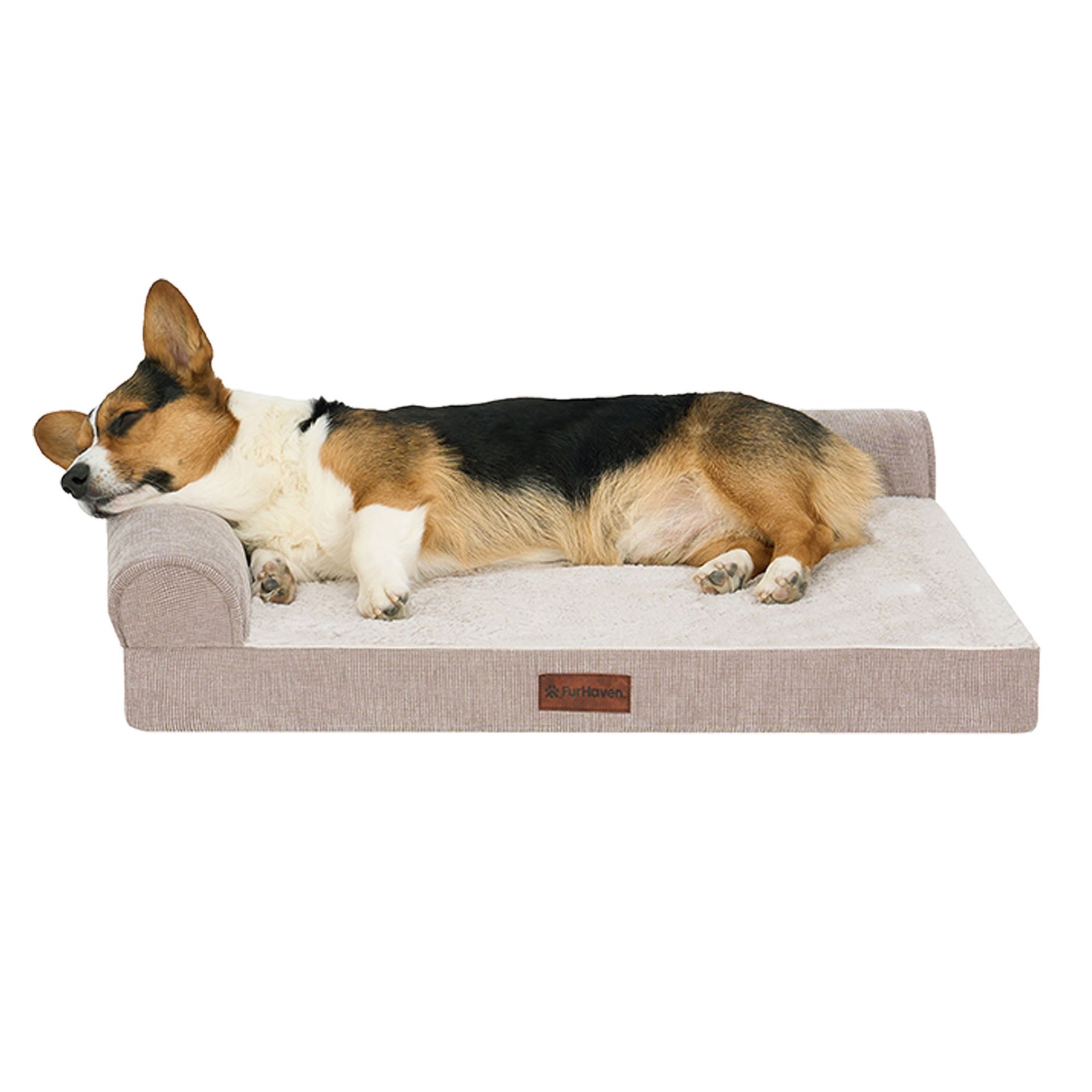 slide 1 of 1, Furhaven Memory Foam Bed, MED
