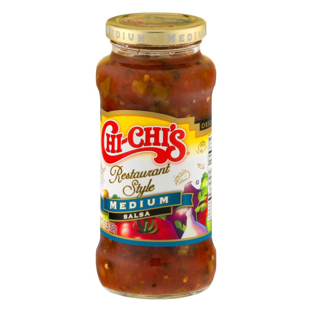 slide 5 of 9, Chi-Chi's Restaurant Style Medium Salsa 16 oz. Bottle, 16 oz