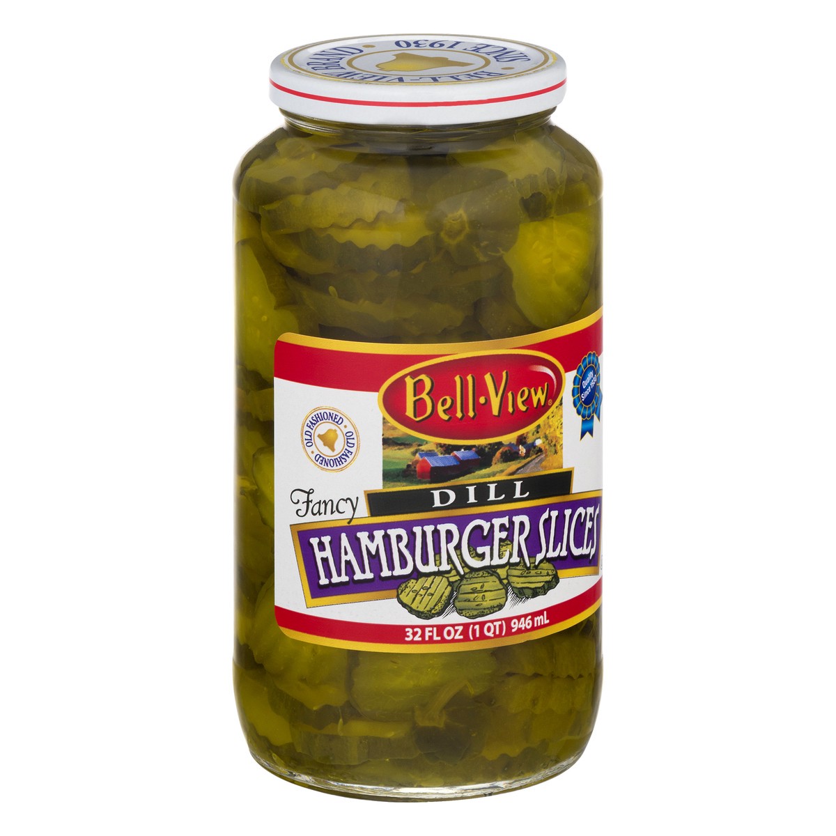 slide 9 of 13, Bell-View Dill Fancy Hamburger Slices 32 oz, 32 oz