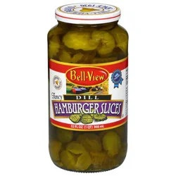 Bell-View Fancy Dill Hamburger Slices 32 fl oz