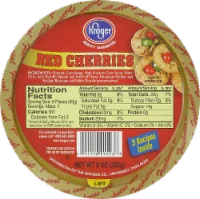 Kroger Glazed Red Cherries