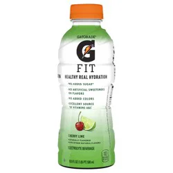Gatorade Fit Healthy Real Hydration Electrolyte Beverage Cherry Lime - 16.9 fl oz