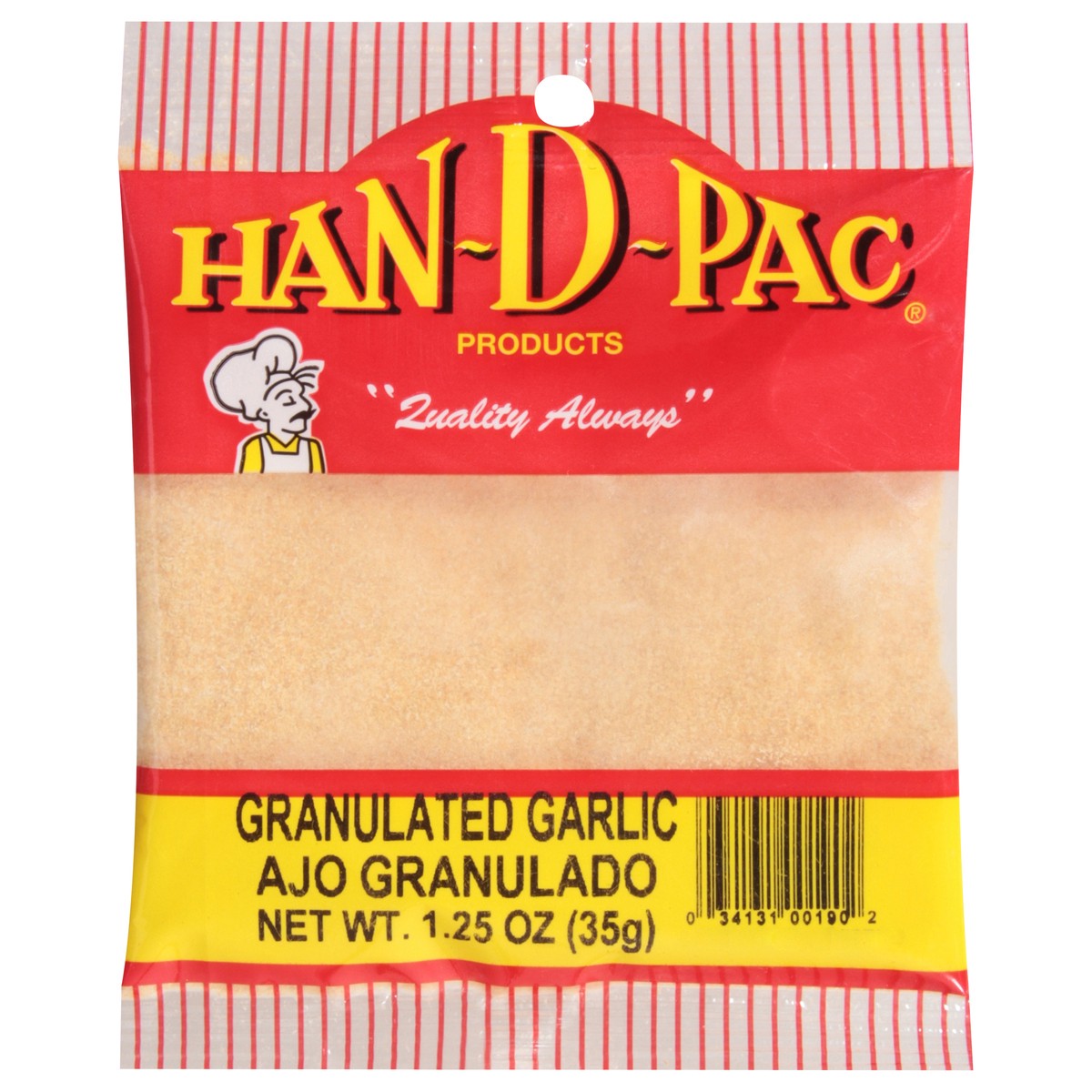 slide 10 of 11, Han-D-Pac Granulated Garlic 1.25 oz, per lb
