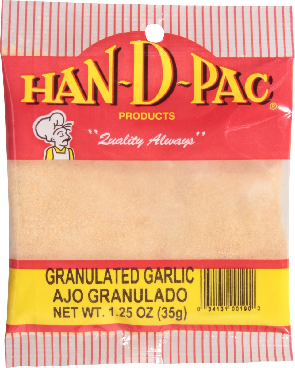 slide 3 of 11, Han-D-Pac Granulated Garlic 1.25 oz, per lb