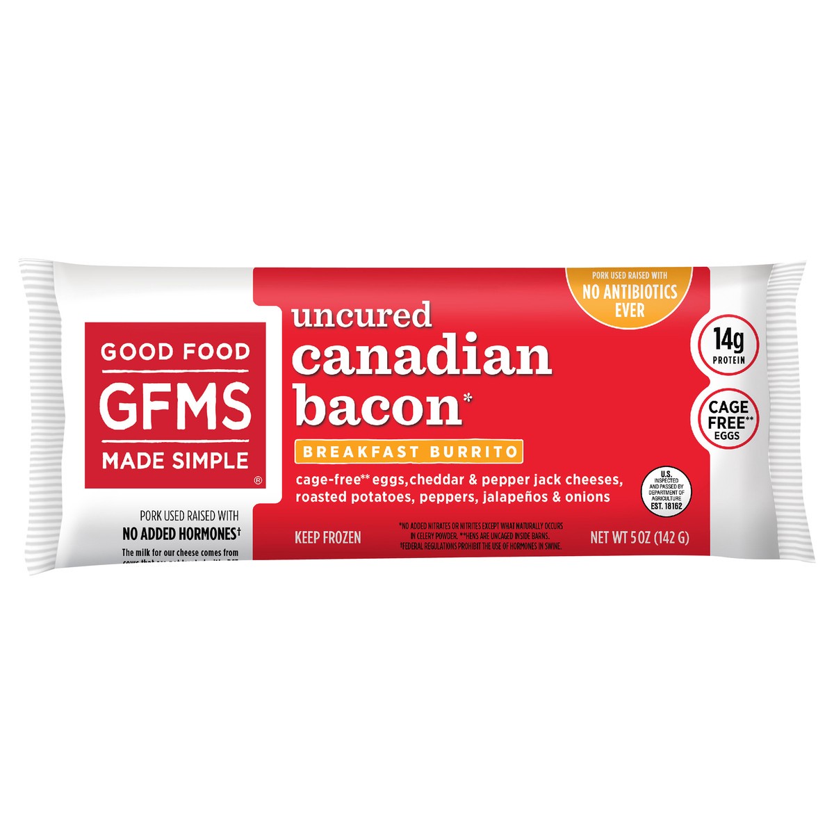 slide 1 of 1, Good Food Made Simple Uncured Canadian Bacon, 5 oz