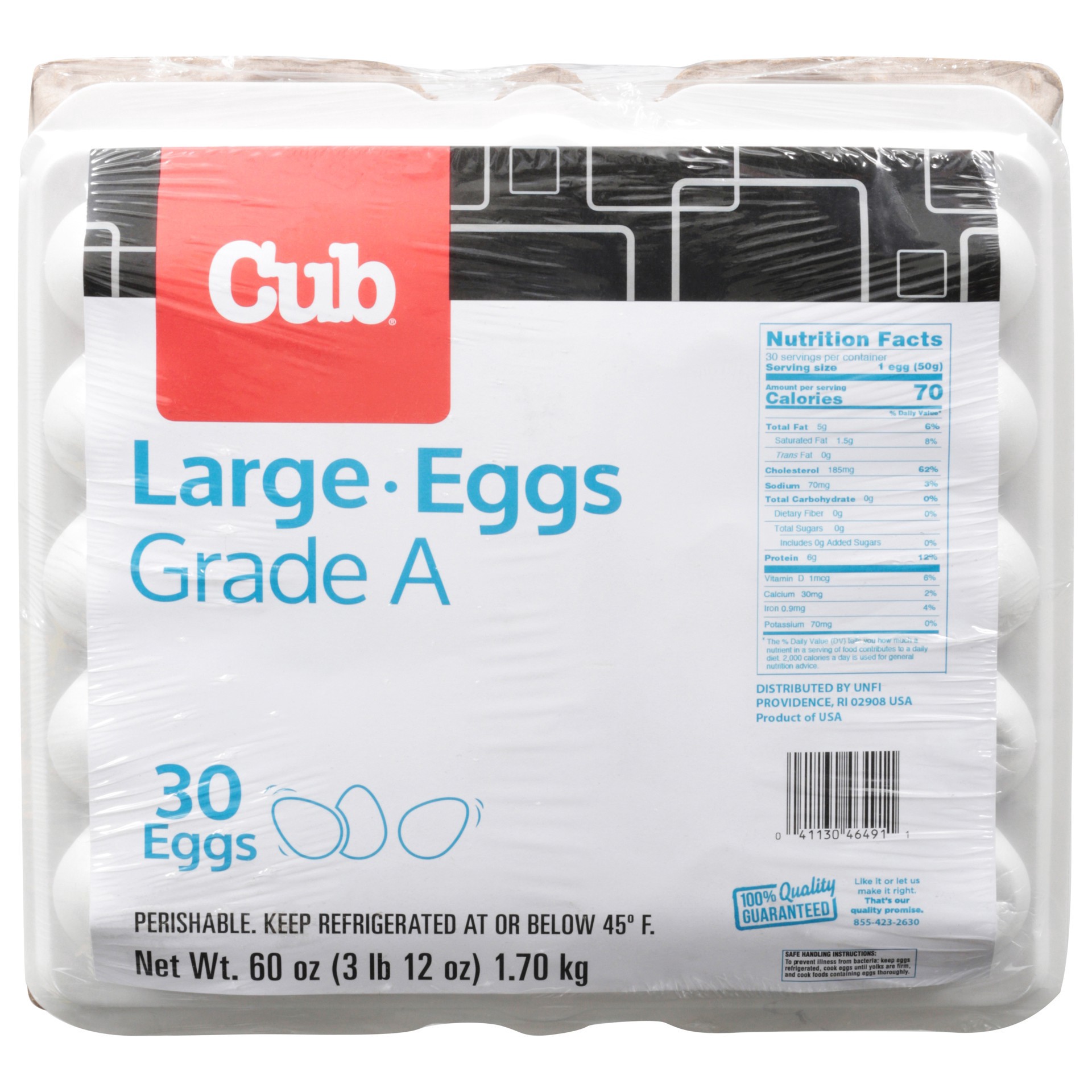 slide 1 of 1, Cub Large Grade A Eggs, 30 ct