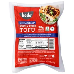 Hodu Lightly Fried Chili Crisp Tofu - 8 Oz