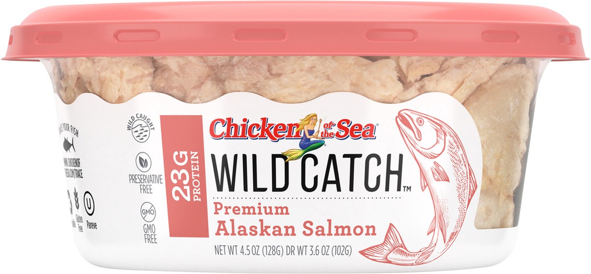 slide 4 of 9, Chicken of the Sea Wild Catch Premiun Alaskan Salmon, 4.5 oz