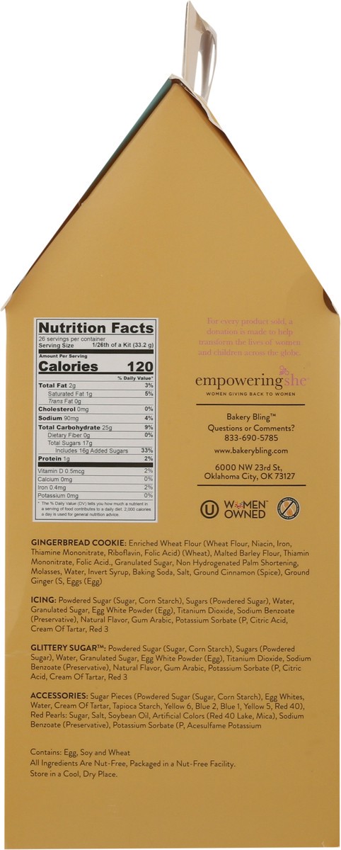 slide 14 of 14, Bakery Bling Santa's Surf Shack Designer Cookie Houses 30.4 ea, 1 ct