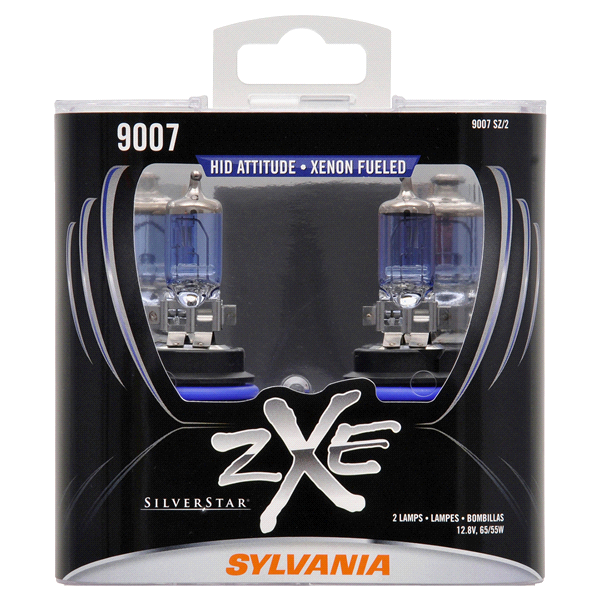 slide 1 of 1, Sylvania 9007 SilverStar zXe Headlight, 2 ct