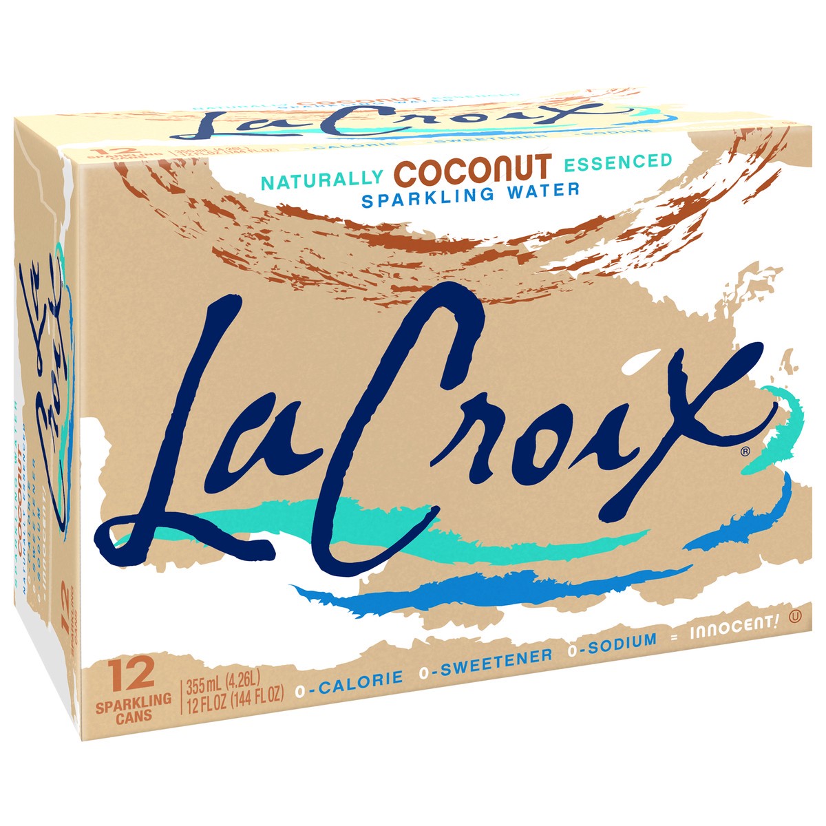 slide 2 of 7, La Croix Coconut - 12 ct; 12 oz, 12 ct; 12 oz