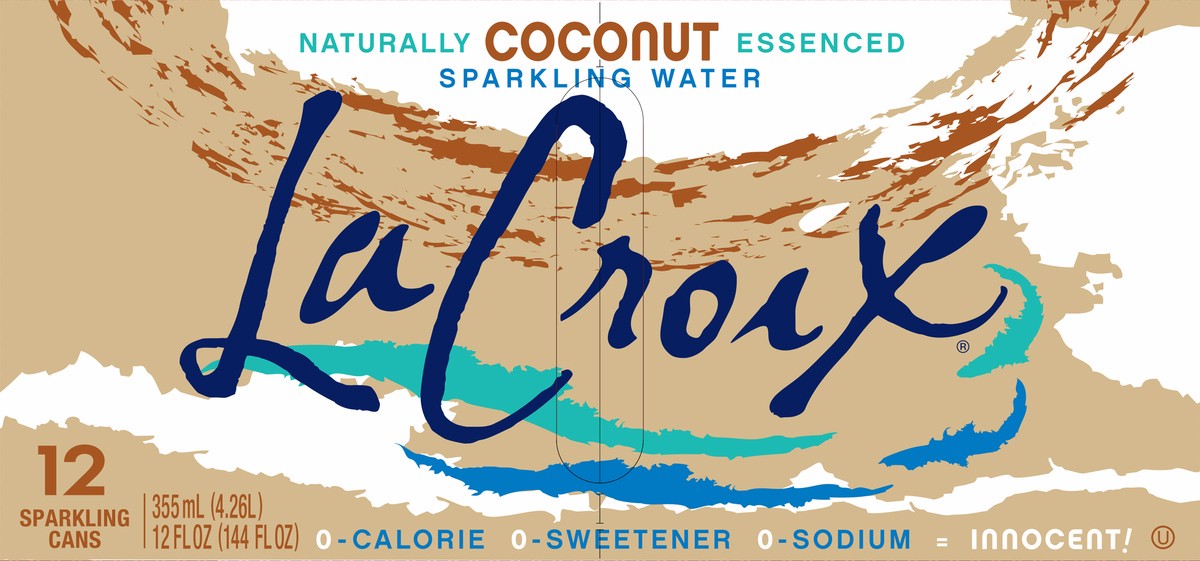 slide 7 of 7, La Croix Coconut - 12 ct; 12 oz, 12 ct; 12 oz