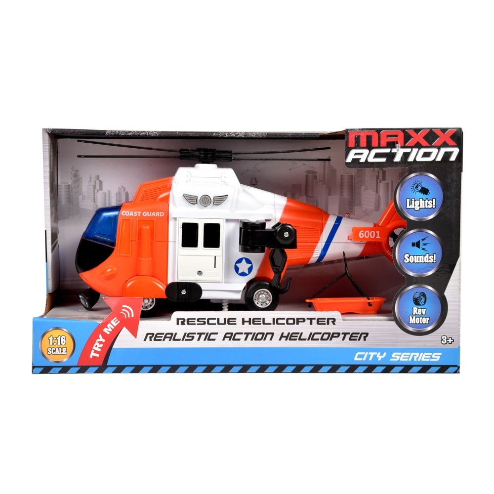 slide 1 of 1, Maxx Action Rescue Helicopter, 1 ct