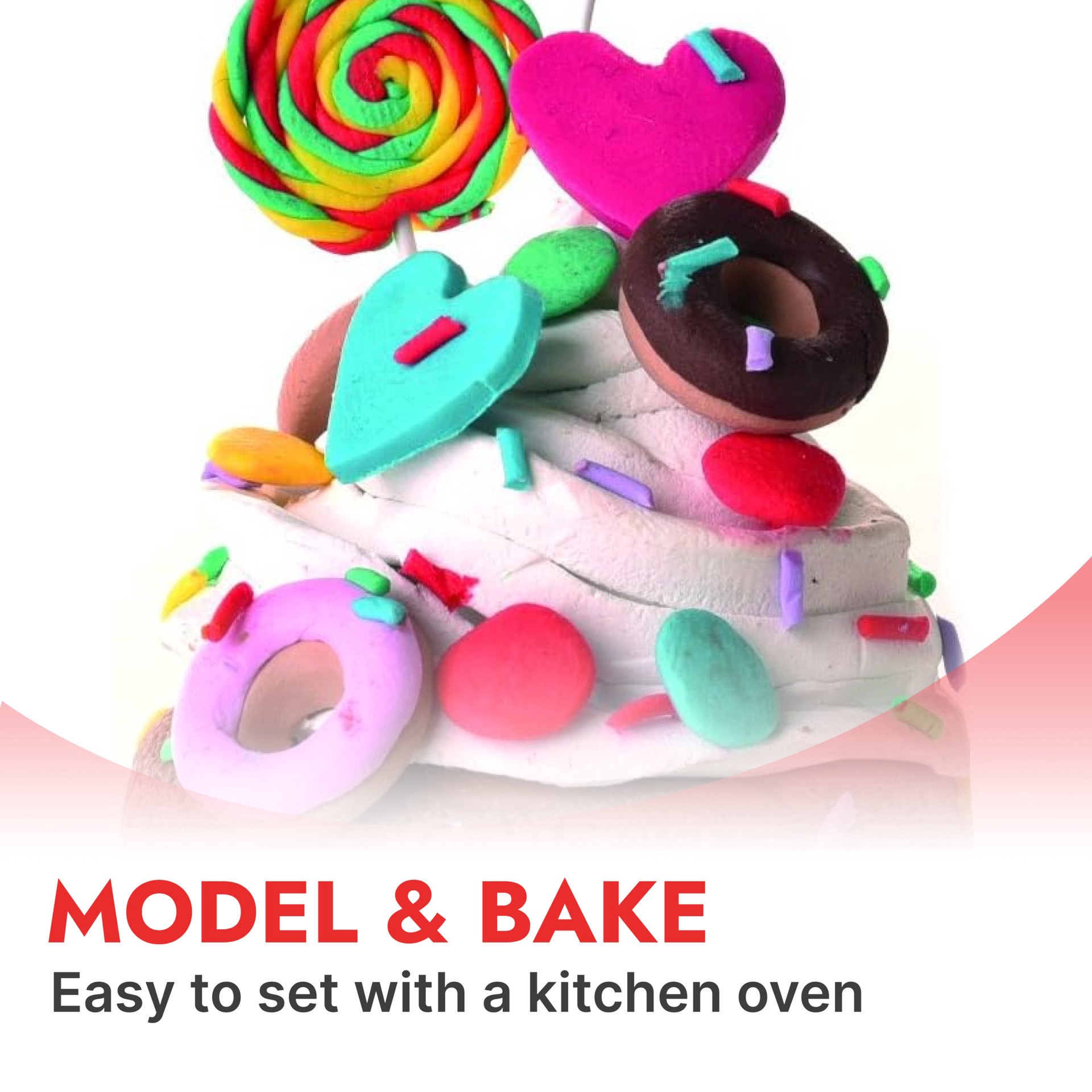 slide 7 of 8, Das Warm & Cold Smart Polymer Clay Set, 28.5 gram