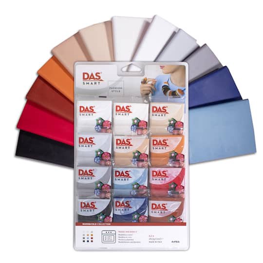 slide 1 of 8, Das Warm & Cold Smart Polymer Clay Set, 28.5 gram