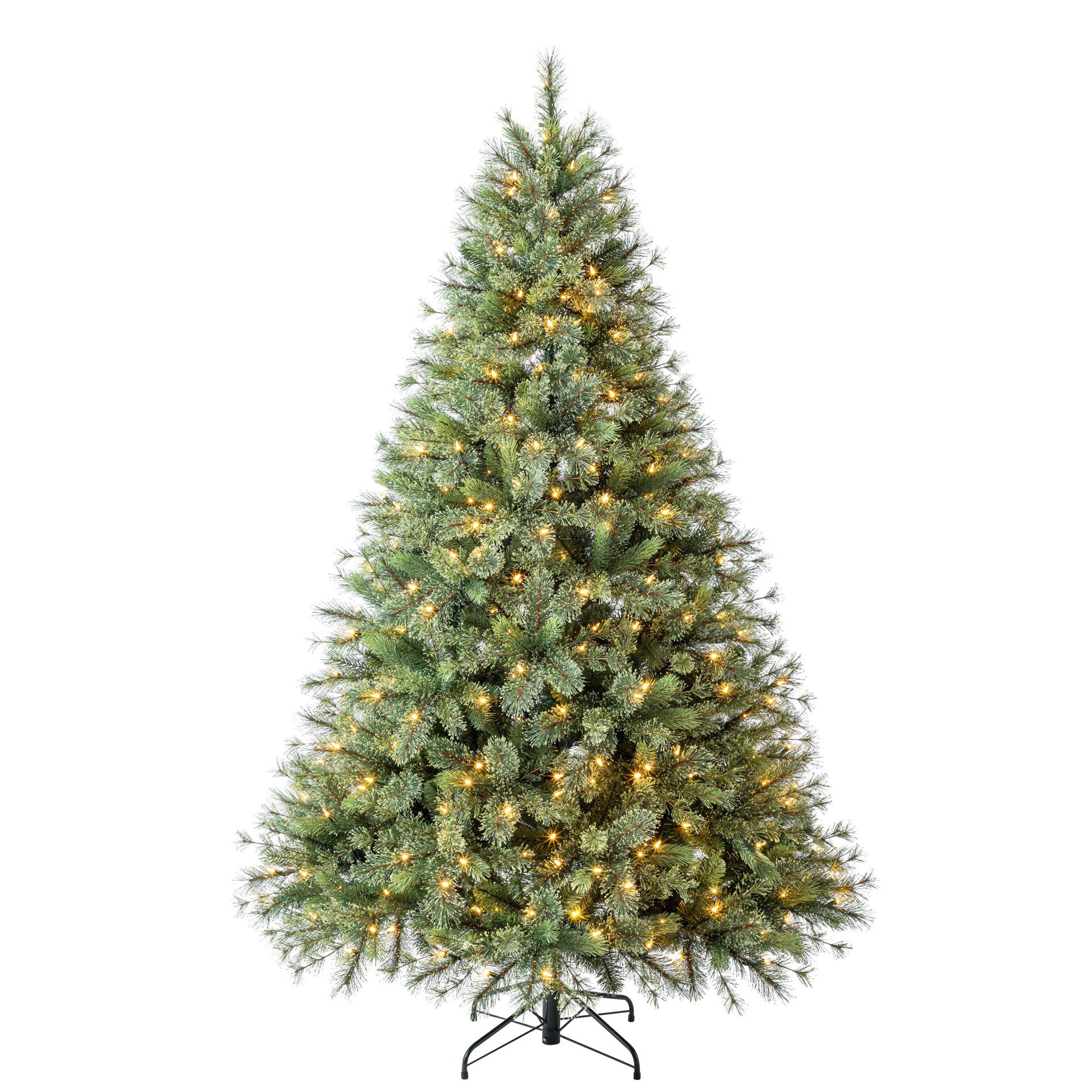 slide 6 of 8, 7.5ft. Pre-Lit Jackson Spruce Artificial Christmas Tree, Warm White Led Lights By Ashland, 7.5 ft