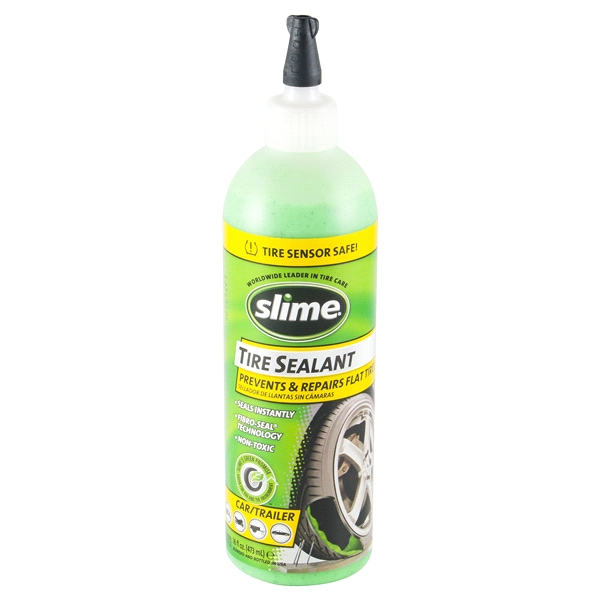 slide 1 of 4, Slime Heavy Duty Tire Sealant for Car/Trailer, 16 oz