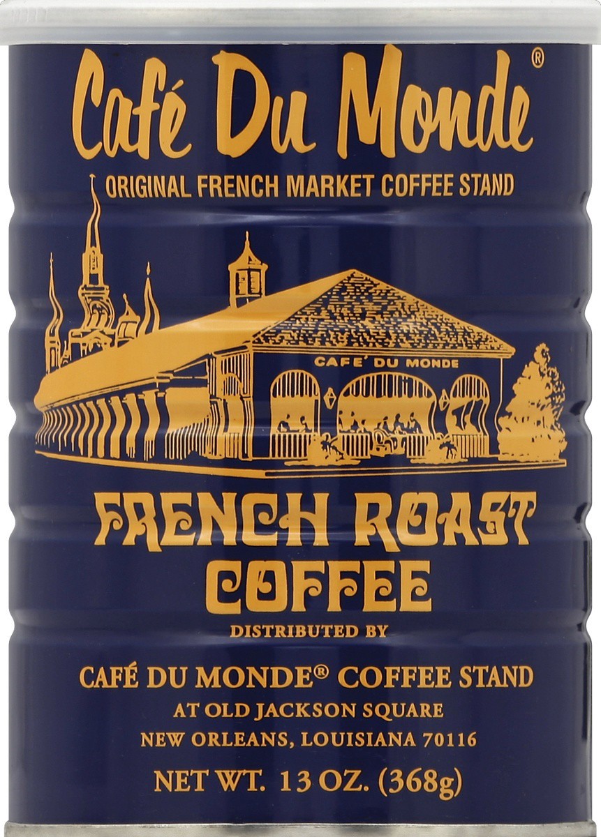 slide 4 of 7, Café Du Monde French Roast Coffee, 13 oz
