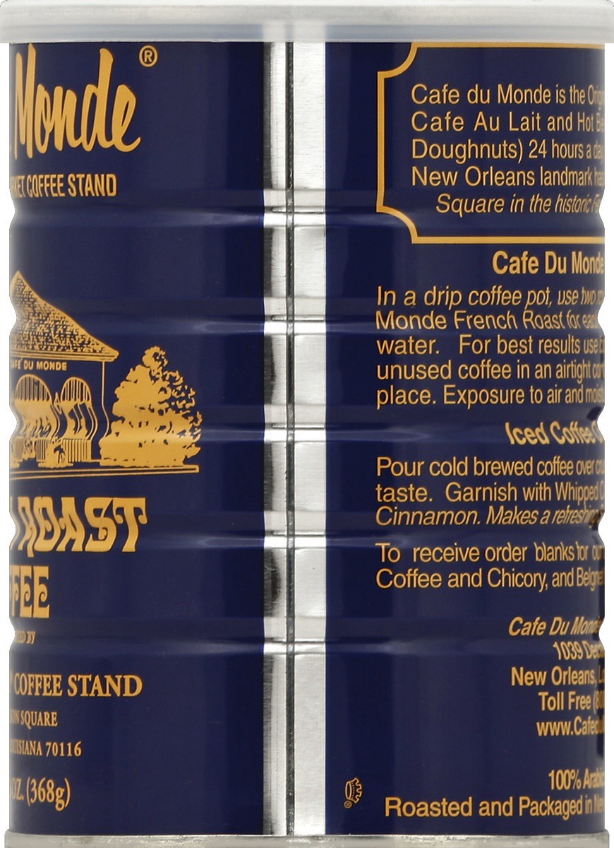 slide 6 of 7, Café Du Monde French Roast Coffee, 13 oz