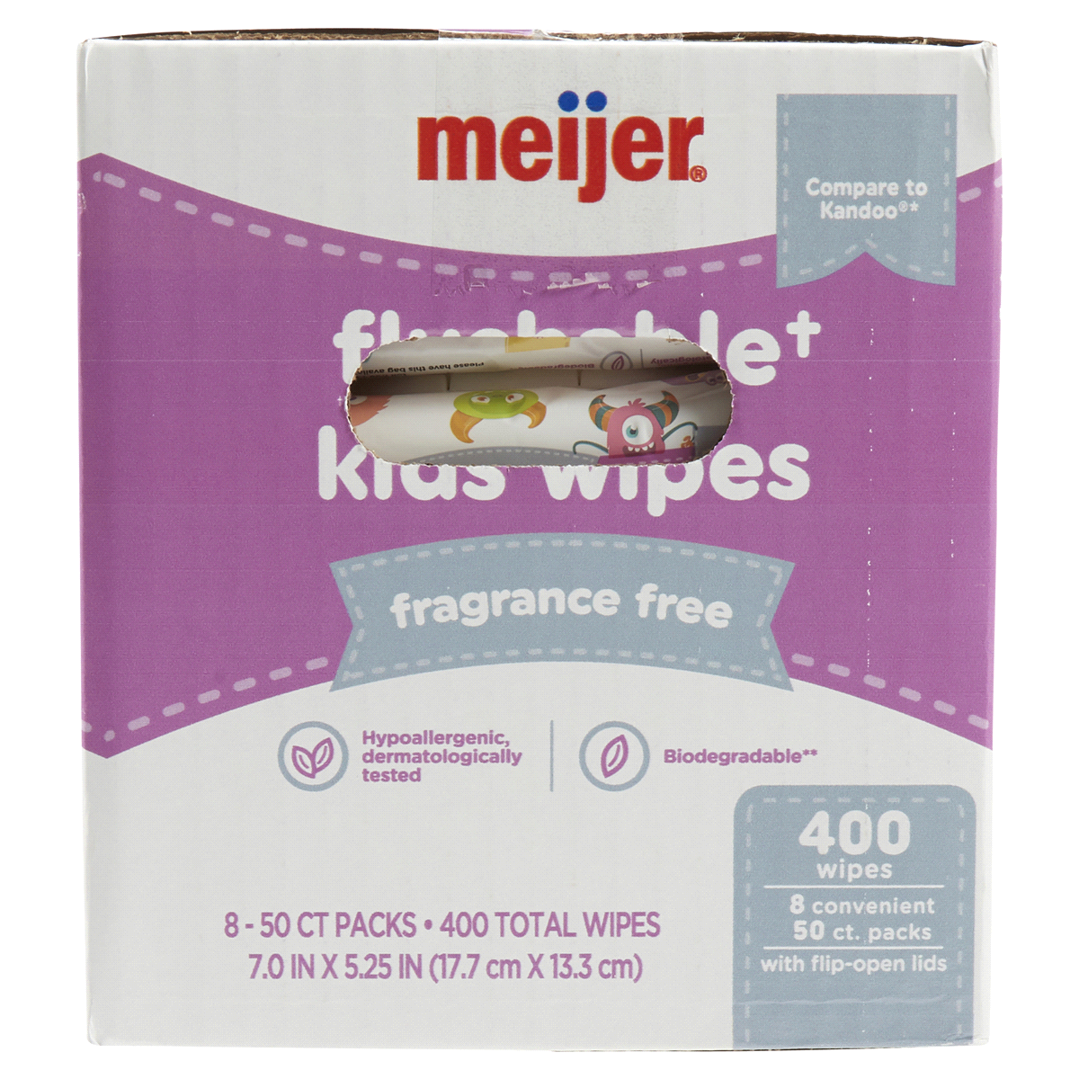 slide 23 of 29, Meijer Flushable Wipes Fragrance Free, 400 ct