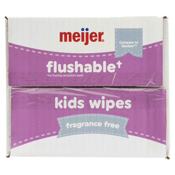 slide 22 of 29, Meijer Flushable Wipes Fragrance Free, 400 ct