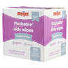 slide 9 of 29, Meijer Flushable Wipes Fragrance Free, 400 ct