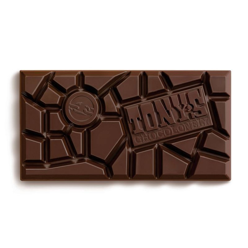 slide 3 of 4, Tony's Chocolonely Almond Sea Salt Dark Chocolate 6.35 oz, 6.35 oz