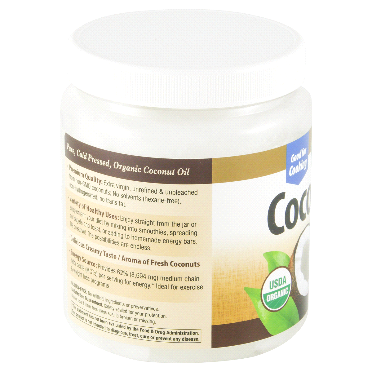 slide 2 of 4, Nature's Way Coconut Oil 32 oz, 32 oz