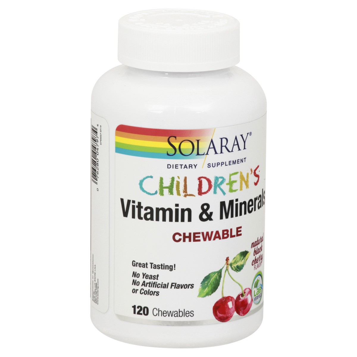 slide 7 of 12, Solaray Children's Chewable Vitamins & Minerals, 120 ct